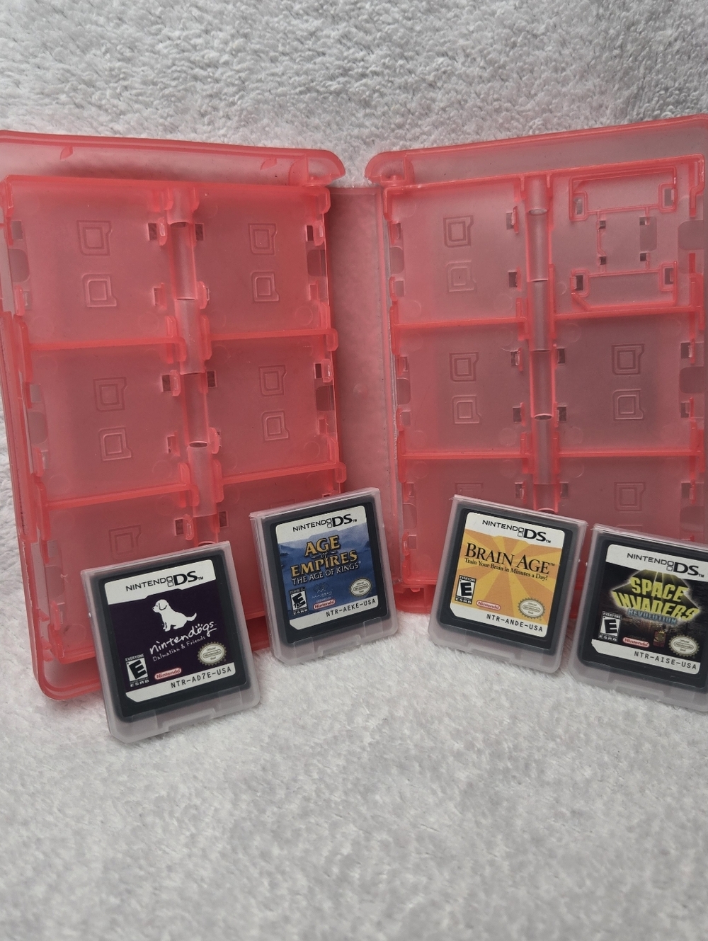 Nintendo DS Games and Case
